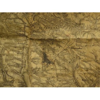 Österrikisk-ungersk karta över Galizien 1:400, K.u.K Feldkanonenregemente № 14,. Espenlaub militaria